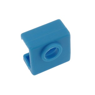 Silicone shield for the heating block of the 3D printer type MK8 (blue)