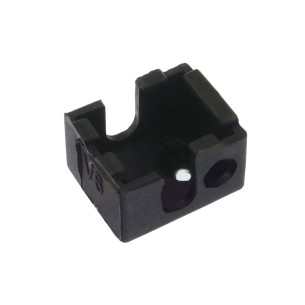 Silicone shield for the heating block of the 3D printer type V6 (black)