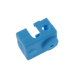 Silicone shield for the heating block of the 3D printer type V6 (blue)