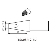 TSS08R-2.4D tip for Quick TS8