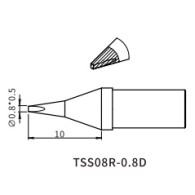 TSS08R-0.8D tip for Quick TS8