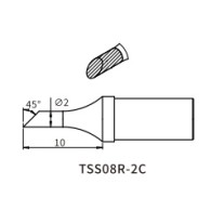 TSS08R-2C tip for Quick TS8