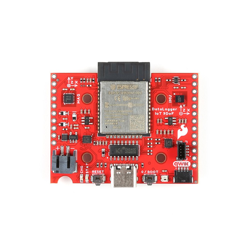 DataLogger IoT 9DoF - реєстратор даних для модулів Qwiic (з IMU)