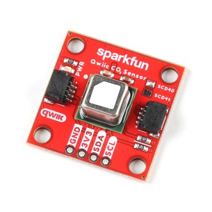 Qwiic CO₂ Humidity and Temperature Sensor module with CO2, temperature and humidity sensor SCD40