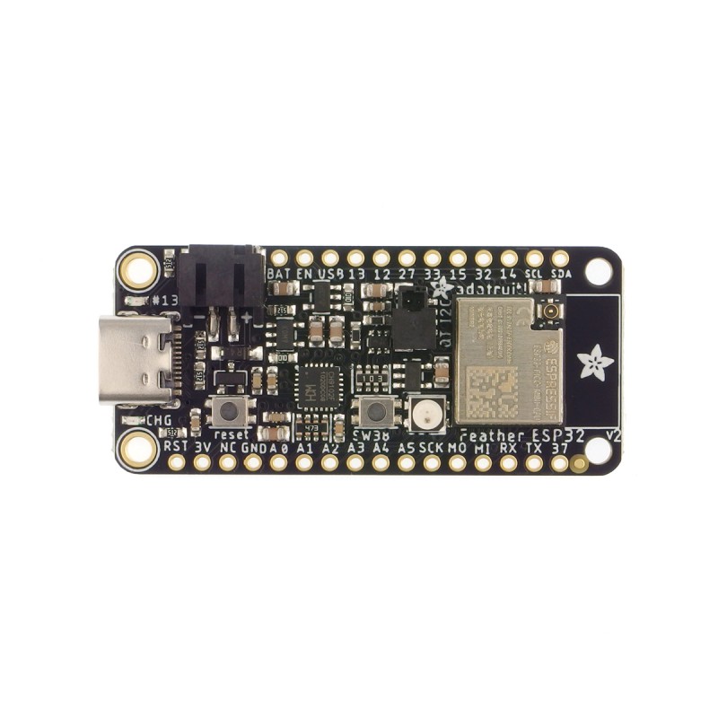 ESP32 Feather V2 - WiFi and Bluetooth module with ESP32 chip (u.FL ...