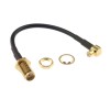 MCX male to SMA female adapter