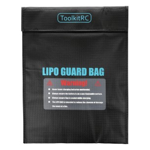 ToolkitRC Lipo Safety Bag L - protective cover for Li-Po batteries 300x230mm black