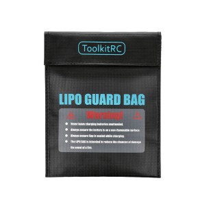 ToolkitRC Lipo Safety Bag S - protective cover for Li-Po batteries 230x180mm black