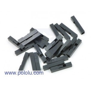 Pololu 1900 - 0.1" (2.54mm) Crimp Connector Housing: 1x1-Pin 25-Pack