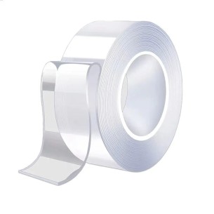 Double-sided self-adhesive tape, transparent 20mm 1m