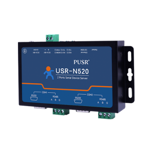 USR-N520 - 2-portowy konwerter RS232/RS485 do Ethernet
