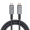 Kabel USB Akyga AK-USB-45 USB type C (m) / USB type C (m) ver. 4.0 240W 40Gb/s 1m