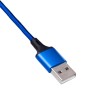 Cable USB Akyga AK-USB-27 USB A (m) / micro aUSB B (m) / USB type C (m) / Lightning (m) 1.2m