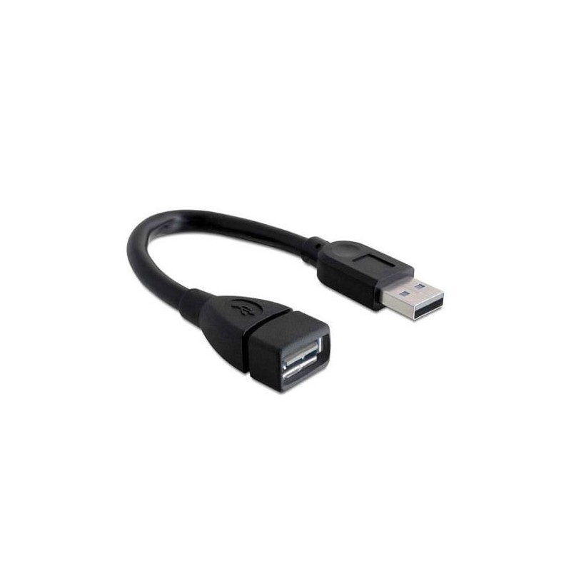 Cable USB Akyga AK-USB-23 USB A (m) / USB A (f) ver. 2.0 15cm