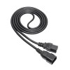 Power Cable for Server Akyga AK-UP-06 Extension CU IEC C14 / C15 1.8 m