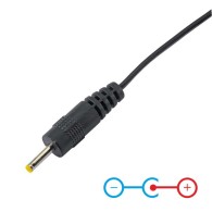 Kabel zasilający Akyga AK-DC-02 CU USB A (m) / 2.5 x 0.7 mm (m) 0.8 m