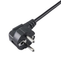 Kabel zasilający "Y" Akyga AK-PC-04A rozdzielacz CCA CEE 7/7 / 2x IEC C13 1.8 m