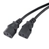 Power Cable "Y" Akyga AK-PC-04A Extension CCA CEE 7/7 / 2x IEC C13 1.8 m