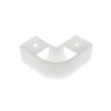 Corner connector of V-shaped mounting profiles, white