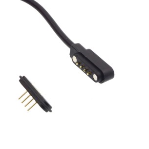Przewód USB z 4-pinowym złączem magnetycznym + gniazdo