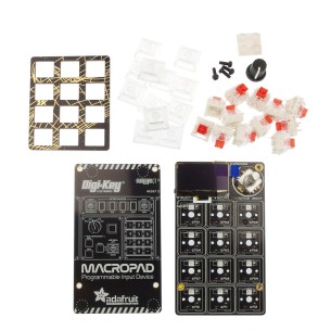 MacroPad RP2040 Starter Kit - moduł klawiatury z podświetleniem LED, enkoderem i wyświetlaczem