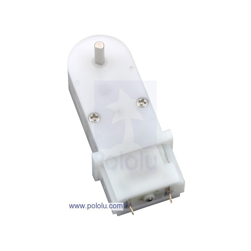 Pololu 1124 - 120:1 Mini Plastic Gearmotor 90-Degree 3mm D-Shaft Output