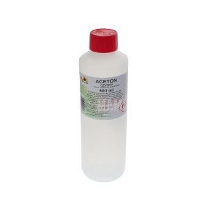 Acetone 500ml, plastic bottle