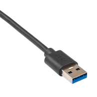 Hub USB Akyga AK-AD-33 aktywny USB A (m) / 4x USB A (f) wyłączniki ver. 3.0 15cm