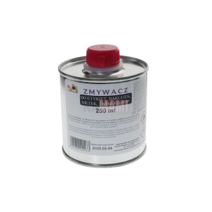Label remover 250ml metal can with a safety cap