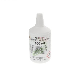 IPA 70% 100ml, plastic dropper bottle