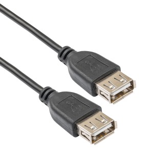 Cable USB Akyga AK-USB-06 USB A (f) / USB A (f) ver. 2.0 1.8m