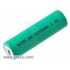 Pololu 1003 - Rechargeable NiMH AA Battery: 1.2 V, 2200 mAh, 1 cell