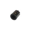 6mm potentiometer knob (black)