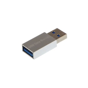 Bloker transmisji danych USB typu A - srebrny