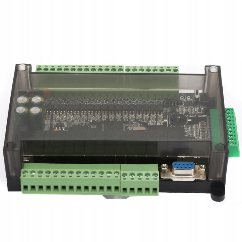 PLC controller module with 30 relay outputs FX3U-30MR