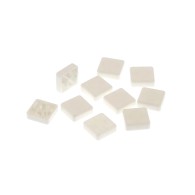 Cap for Tact Switch 12x12x7.3mm, square (white) - 10 pcs.