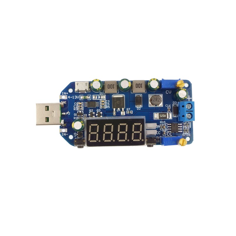 modDP2F - USB-підвищувальний перетворювач 0,5-30 В 15 Вт з підтримкою контролю якості, у корпусі