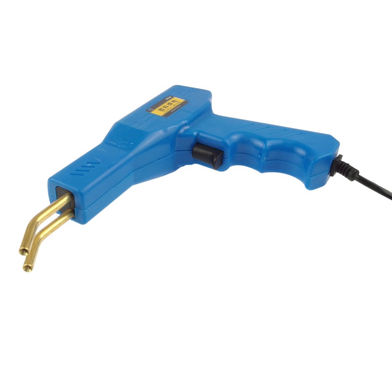 Зварювальний апарат для пластику з набором скоб (синій)
