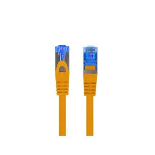 Patchcord - Ethernet network cable 0.5m cat.6A S/FTP, orange, Lanberg