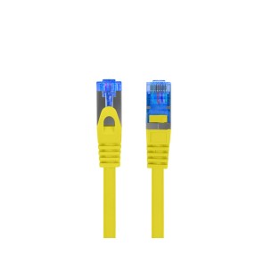 Patchcord - przewód sieciowy Ethernet 1m kat.6A S/FTP, żółty, Lanberg