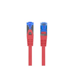 Patchcord - przewód sieciowy Ethernet 15m kat.6A S/FTP, czerwony, Lanberg