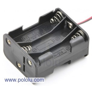 Pololu 1156 - 6-AA Battery Holder, Back-to-Back