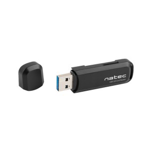 NATEC SCARAB 2 - SD/microSD card reader USB 3.0 black