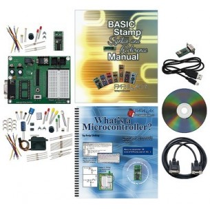Pololu 1601 - Parallax BASIC Stamp Discovery Kit - Serial (with USB adapter and cable) 27207