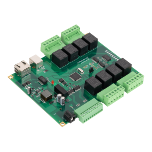 8 Channel PoE Relay Module - a module with 8 relays and Ethernet communication