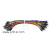 Pololu 1702 - Premium Jumper Wire 50-Piece Rainbow Assortment M-M 6"