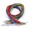 Pololu 2007 - Wires with Pre-crimped Terminals 50-Piece Rainbow Assortment M-F 24"