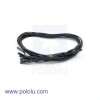 Premium Jumper Wire 10-Pack F-F 12" Black (Pololu 1740)