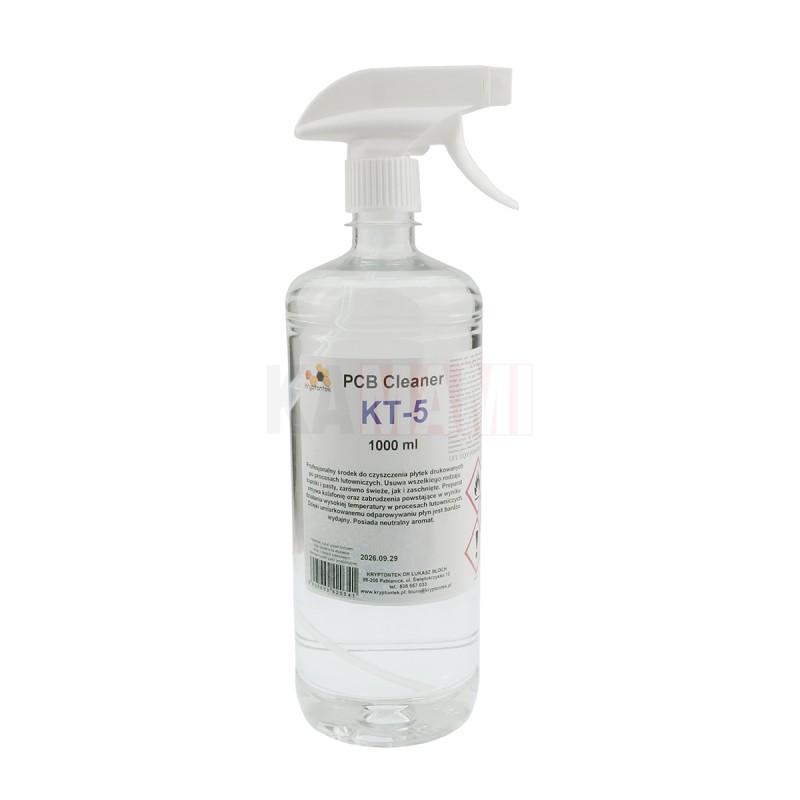 PCB Cleaner KT-5 1l, plastic bottle with spray