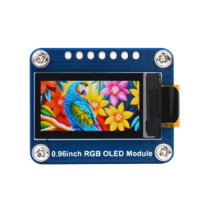 0.96inch RGB OLED Module - module with a 0.96" 64x128 RGB OLED display